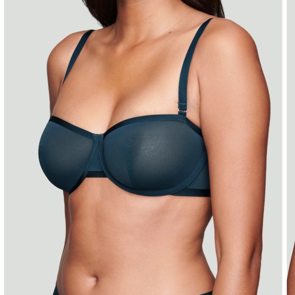 Cuup Balconette Mesh Bra Size 38H